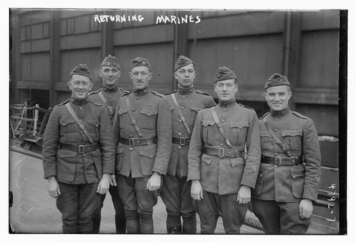 Returning marines