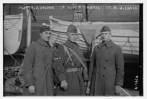 Capt. O.J. Golden, Lt. L.G. McConkie, Lt. M.J. Cross
