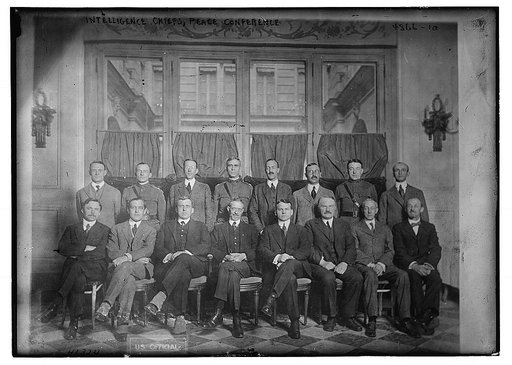 Intelligence chiefs, peace conference.