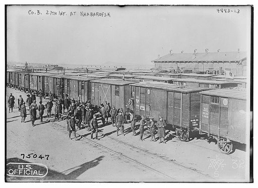 Co. B. 27th Inf. at Khabarofsk
