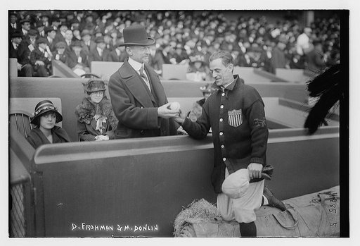 Daniel Frohman, Broadway producer & Mike Donlin, former baseball player