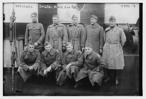 Officers, 306th Mach. Gun. Bat.
