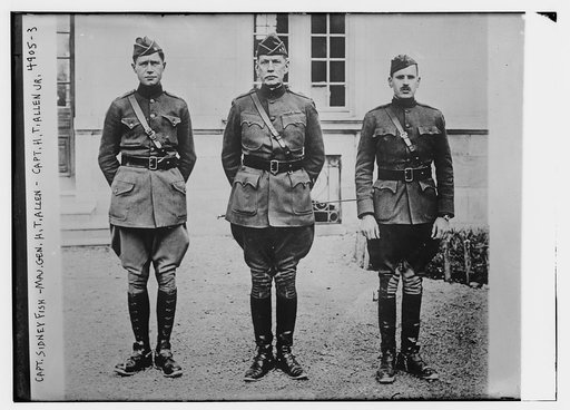 Capt. Sidney Fish, Maj Gen H.T. Allen, Capt. H.T. Allen Jr.