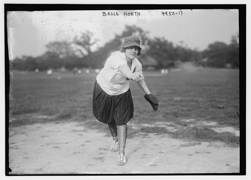 Belle North, female pitcher (baseball)