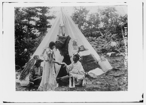 Scene from "Hiawatha"