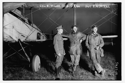 Col. A. Miller, Lt. E.C. Kiel, Sgt. F.K. McKee