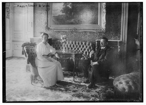 Pres't Ebert & wife