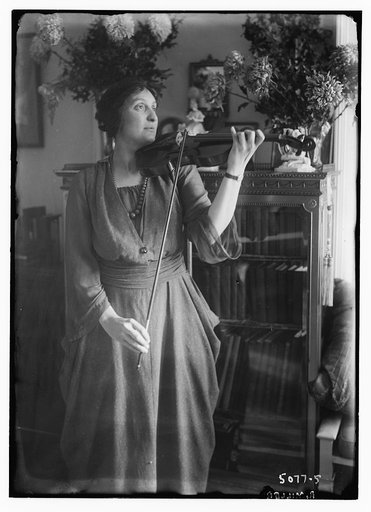R. Miller [playing violin