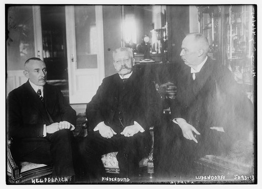 Helfferich, & Hindenburg, & Ludendorff