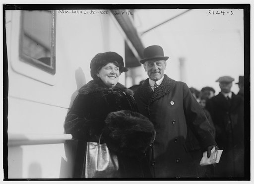 Adm. Lord J. Jellicoe & wife