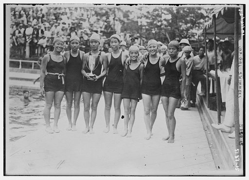 Jap[anese] girl swimmers