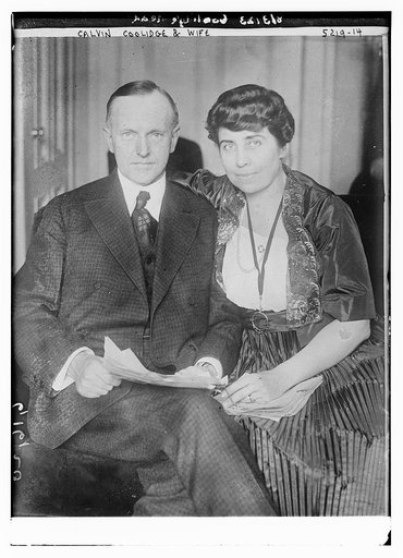 Calvin Coolidge & wife