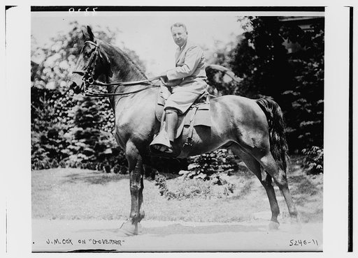 J.M. Cox on "Governor" [horse