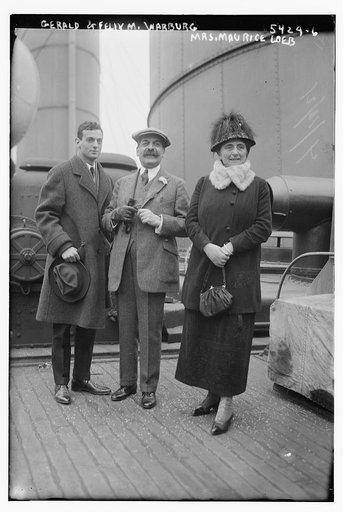 Gerald & Felix M. Warburg with Mrs. Maurice Loeb
