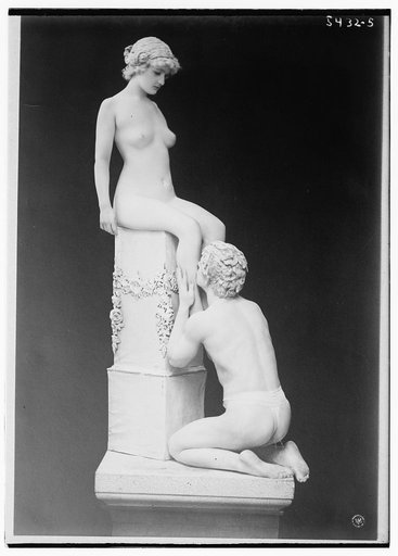 Woman on a pedestal