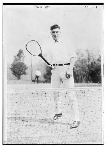 Dempsey [playing tennis