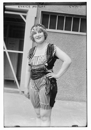 Eunice Morgan [wearing shorts