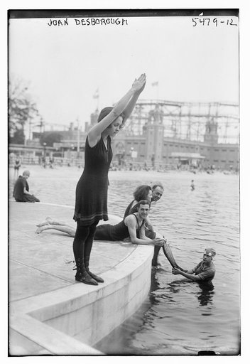 Joan Desborough [ready for a dive
