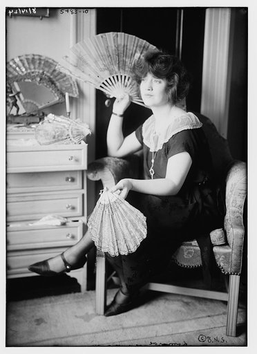 Larrimore [holding fans