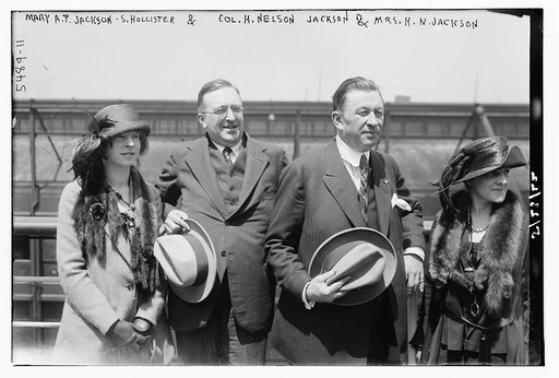 Mary A.P. Jackson, S. Hollister & Col. H. Nelson, Jackson & Mrs. H.N. Jackson