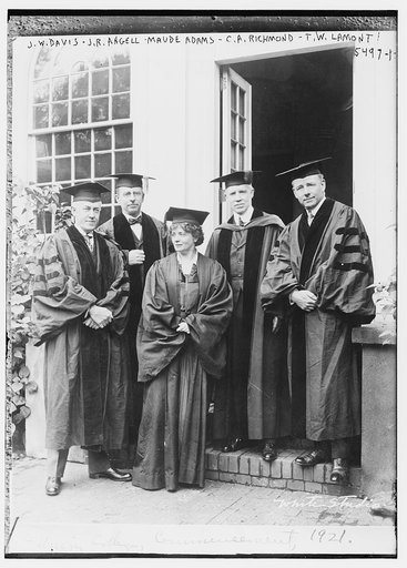 J.W. Davis, J.R. Angell, Maude Adams, C.A. Richmond, T.W. Lamont