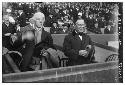 Judge Kenesaw Landis, Baseball Commissioner, & Jacob Ruppert, owner of New York AL (baseball)