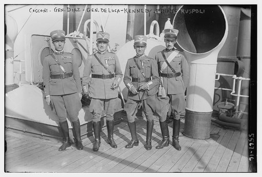 Cocconi, Gen. Diaz, Gen. De Luca - Kennedy, Prince Ruspoli