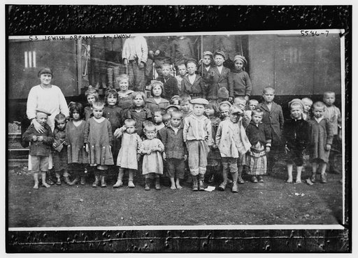 53 Jewish orphans at Lwow
