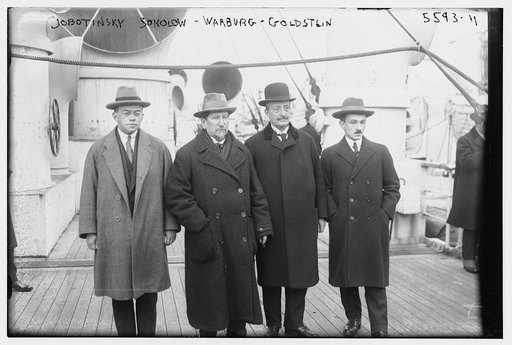 Jabotinsky, Sokolow, Warburg, Goldstein