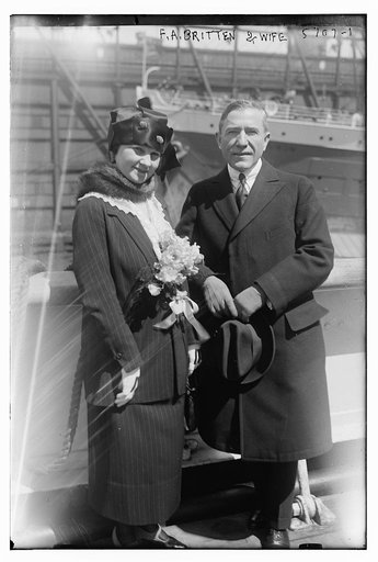 F.A. Britten and wife
