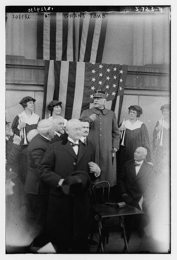 Joffre at Grant's tomb