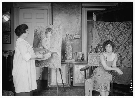 Emily Nichols Hatch  painting __ portrait