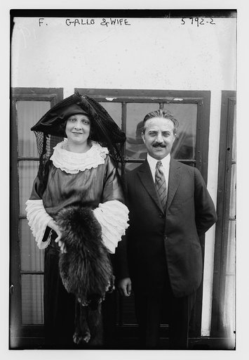 F. Gallo and wife