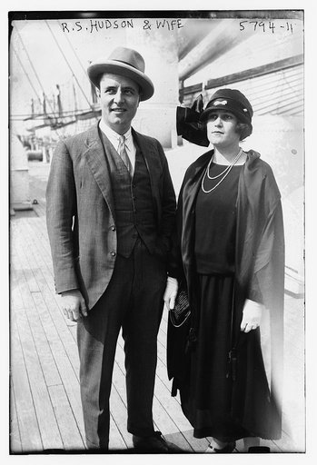 R.S. Hudson and wife