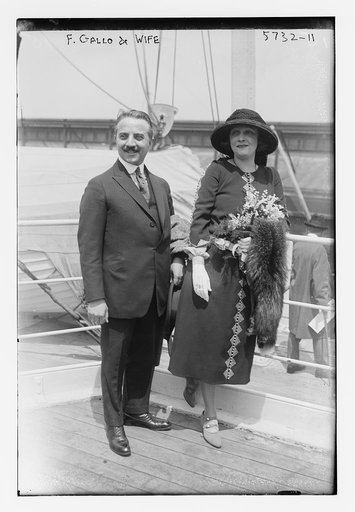 F. Gallo and wife