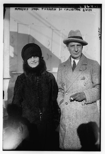 Marquis Sommi Picenardi Di Calvatone and wife