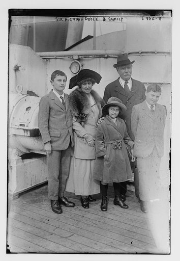 Sir A. Conan Doyle and family