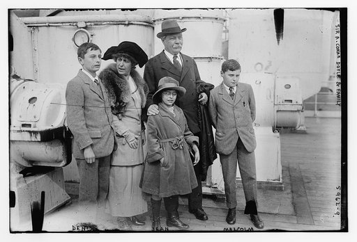 Sir A. Conan Doyle and family