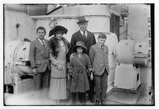Sir A. Conan Doyle and family