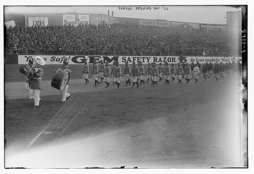 Yankee opening day 1923