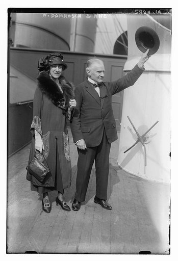 W. Damrosch and wife