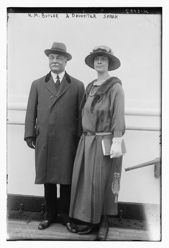 N.M. Butler and daughter Sarah