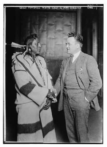 Chief Two Guns White Calf & Mike Gibbons