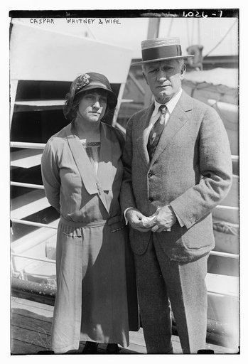 Caspar Whitney and wife