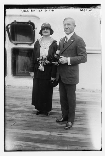 Fred. Britten and wife