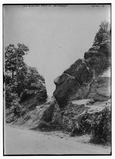 Washington profile, Bethlehem [natural rock formation