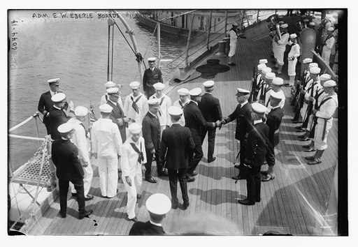 Adm. E.W. Eberle boards ILLINOIS