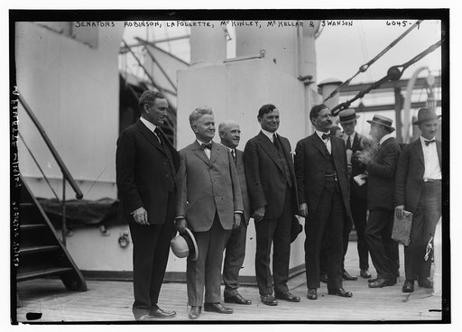 Senators Robinson, LaFollette, McKinley, McKellar and Swanson