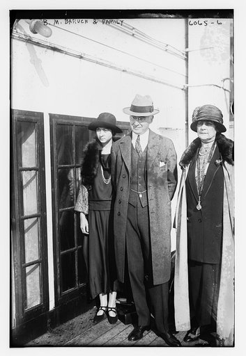 B.M. Baruch and family