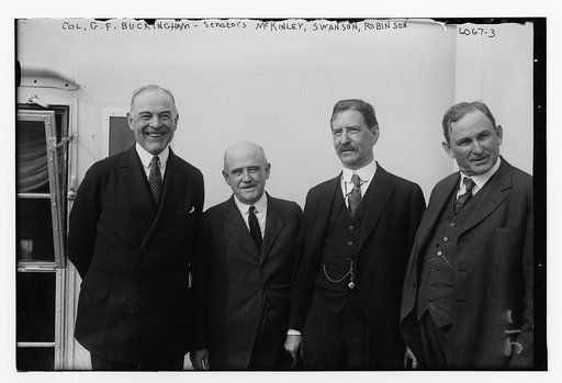 Col. G.F. Buckingham - Senators McKinley, Swanson, Robinson